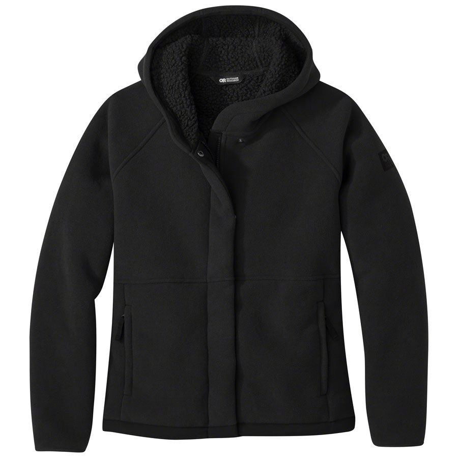 outdoor-research-juneau-fleece-hoodie-black-womens-large