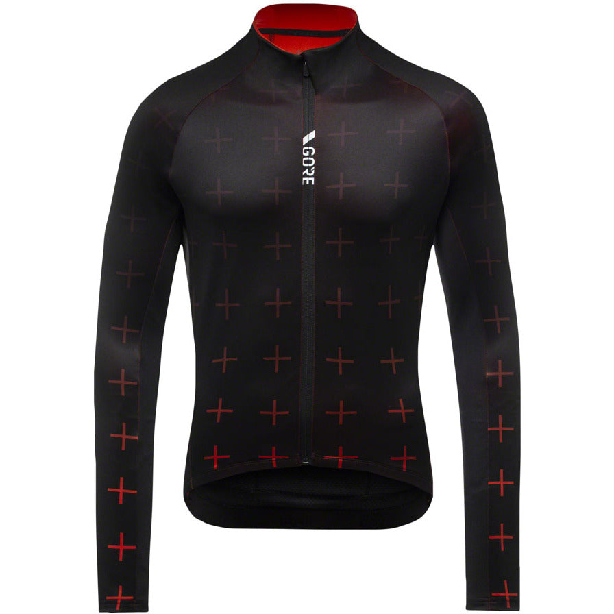 gore-c5-thermo-jersey-black-fireball-mens-large