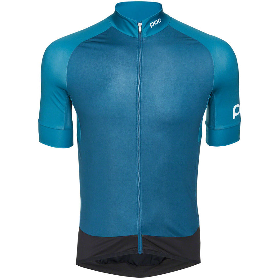 poc-essential-road-jersey-antimony-multi-blue-short-sleeve-mens-small