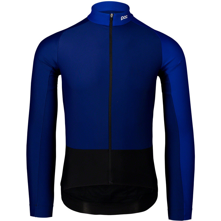 poc-essential-road-mid-jersey-azurite-multi-blue-long-sleeve-mens-medium