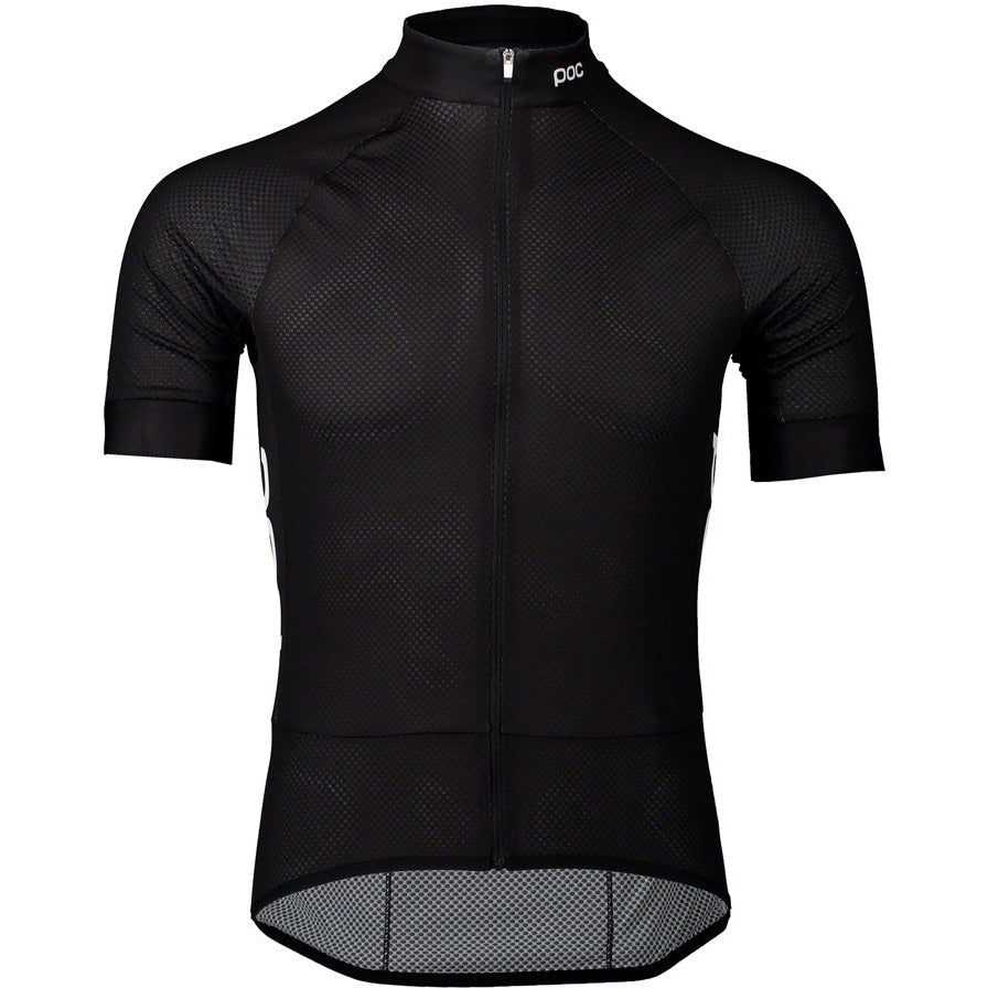 poc-essential-road-light-jersey-uranium-black-short-sleeve-mens-medium