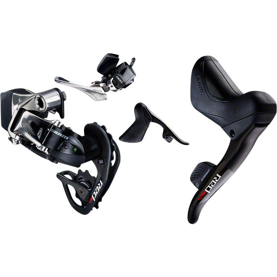 sram-red-etap-electric-road-kit-shift-brake-levers-front-rear-derailleurs-and-batteries-charger-usb-stick-and-quick-start-guide