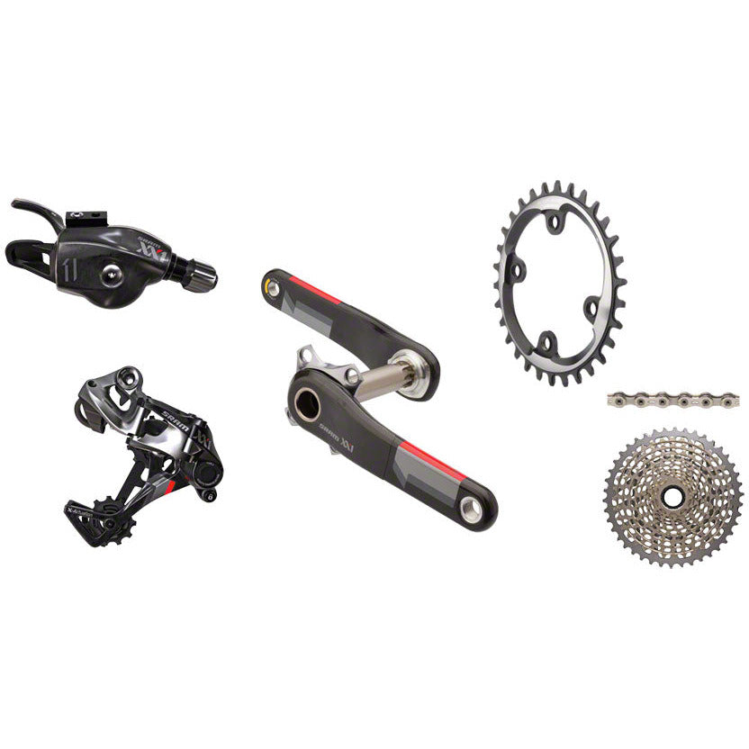 sram-xx1-fat-bike-kit-in-a-box-twist-shift-gxp-175mm-28t-10-42-cassette-brakes-and-bb-not-included-for-170mm-rear-hub-spacing