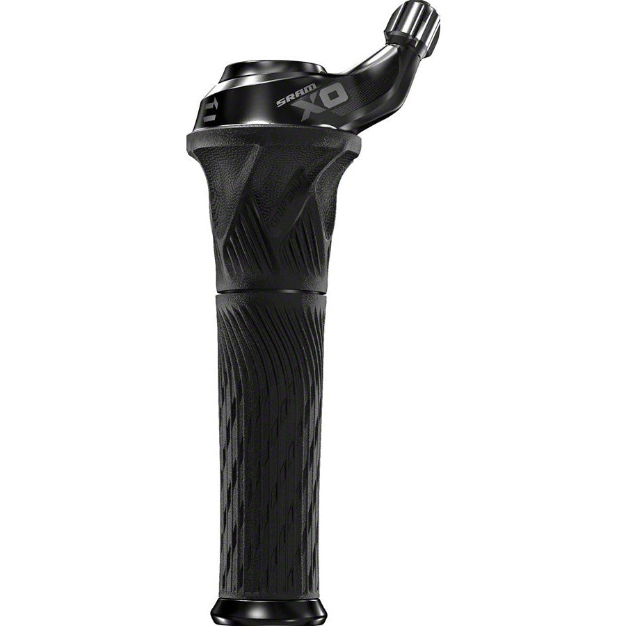 sram-x01-11-speed-twist-shifter-black-gray-with-left-and-right-locking-grips-with-cable-housing-sold-separately