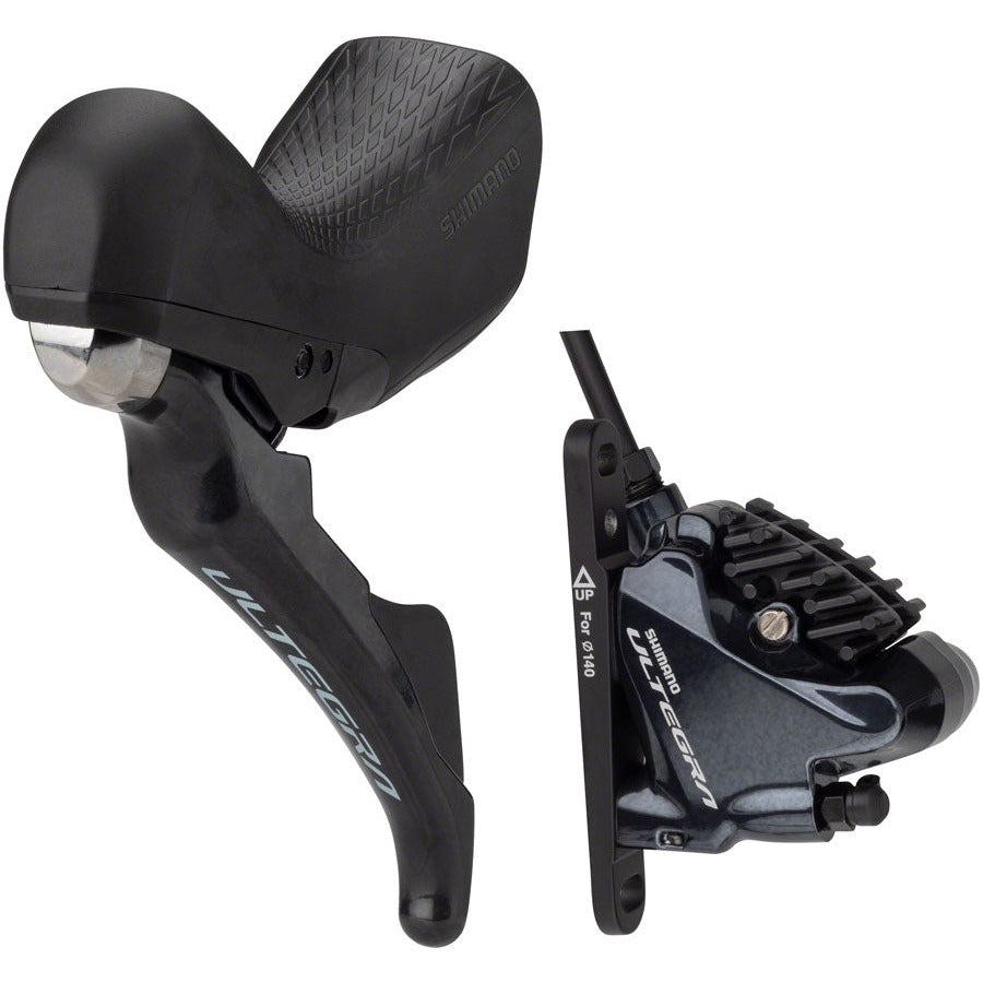 shimano-ultegra-st-r8020-br-8070-disc-brake-and-lever-front-hydraulic-flat-mount-resin-pads-black