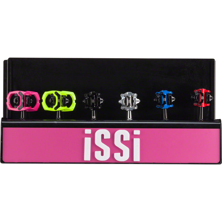 issi-6-pedal-pop-display-for-slatwall-or-countertop-metal-with-magnetic-product-tags