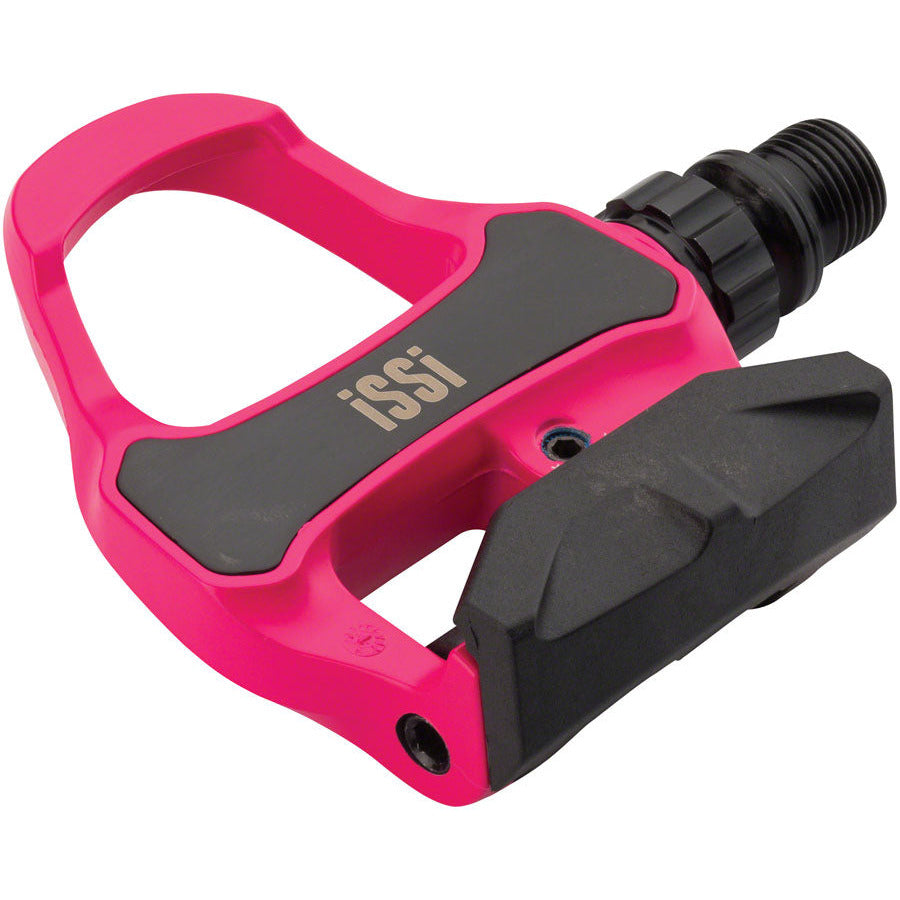 issi-road-pedals-single-sided-clipless-9-16-issi-pink