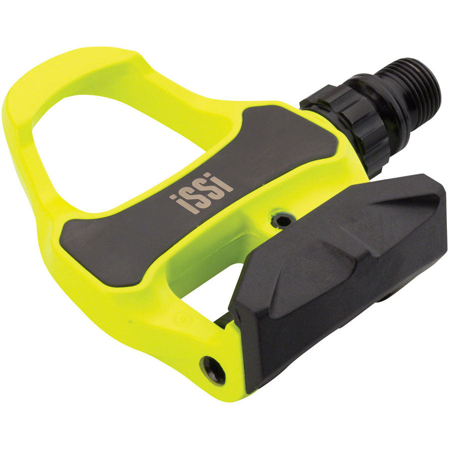 issi-road-pedals-single-sided-clipless-9-16-yellow