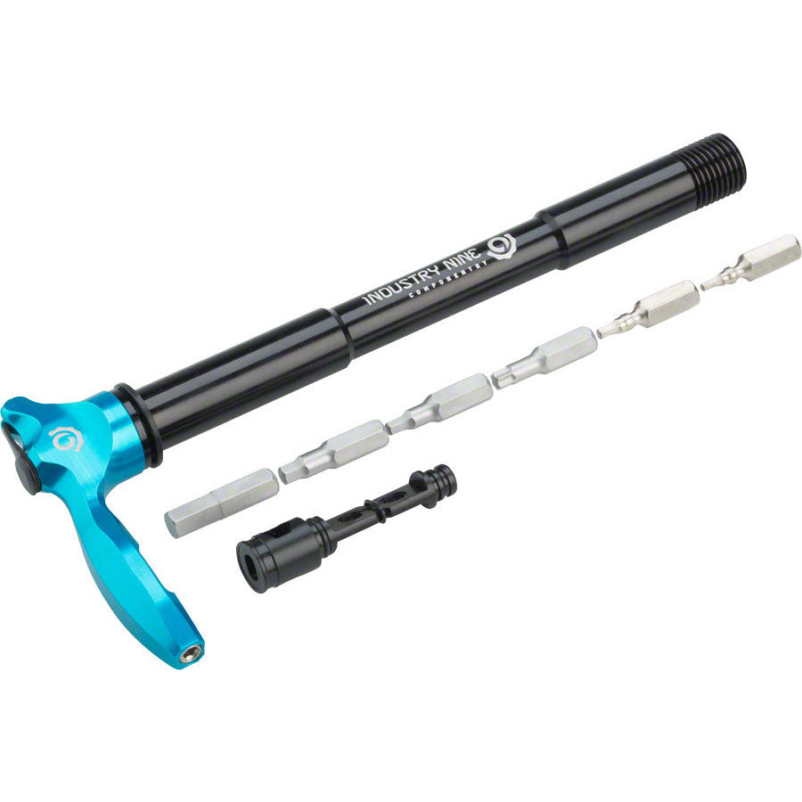 industry-nine-matchstix-front-thru-axle-multi-tool-for-rockshox-15-x-100mm-forks-includes-chaintool-and-bit-holder-turquoise