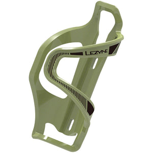 lezyne-flow-sl-water-bottle-cage-left-side-entry-army-green