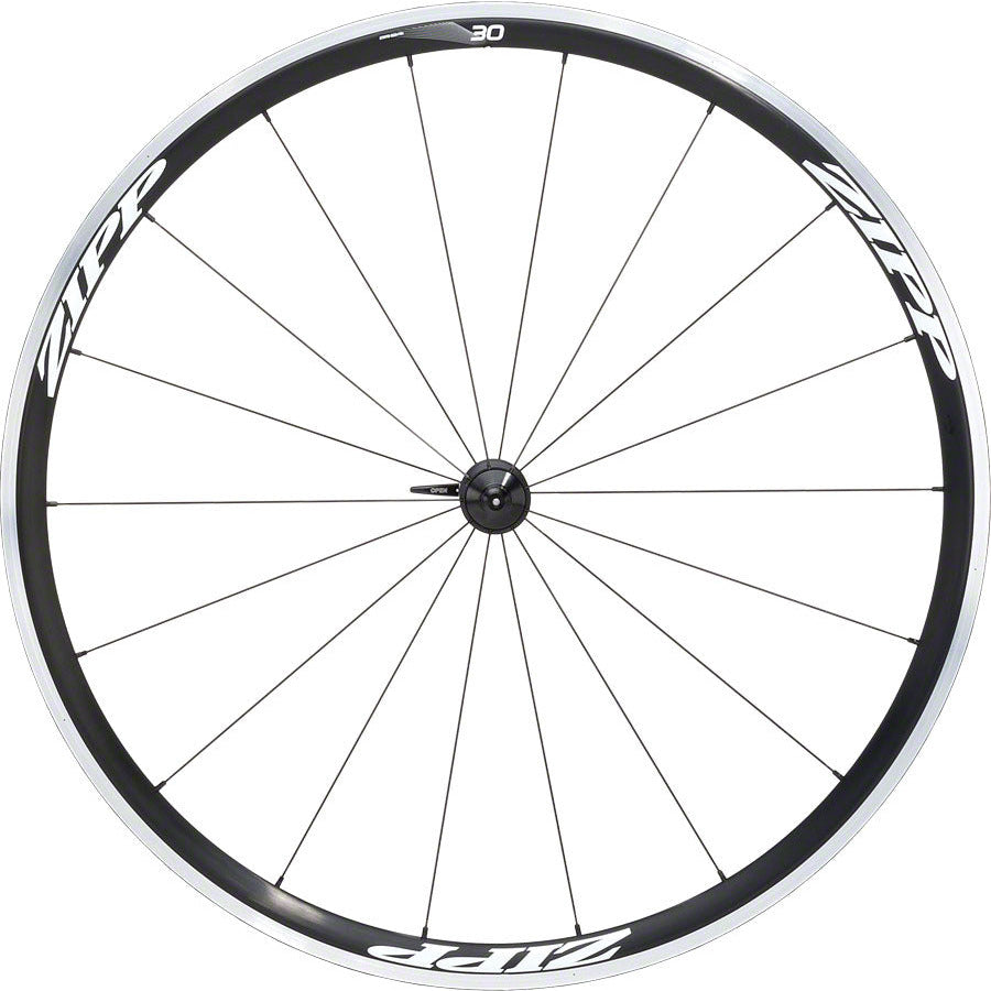 zipp-30-clincher-front-wheel-700c-18-spokes-white-decal