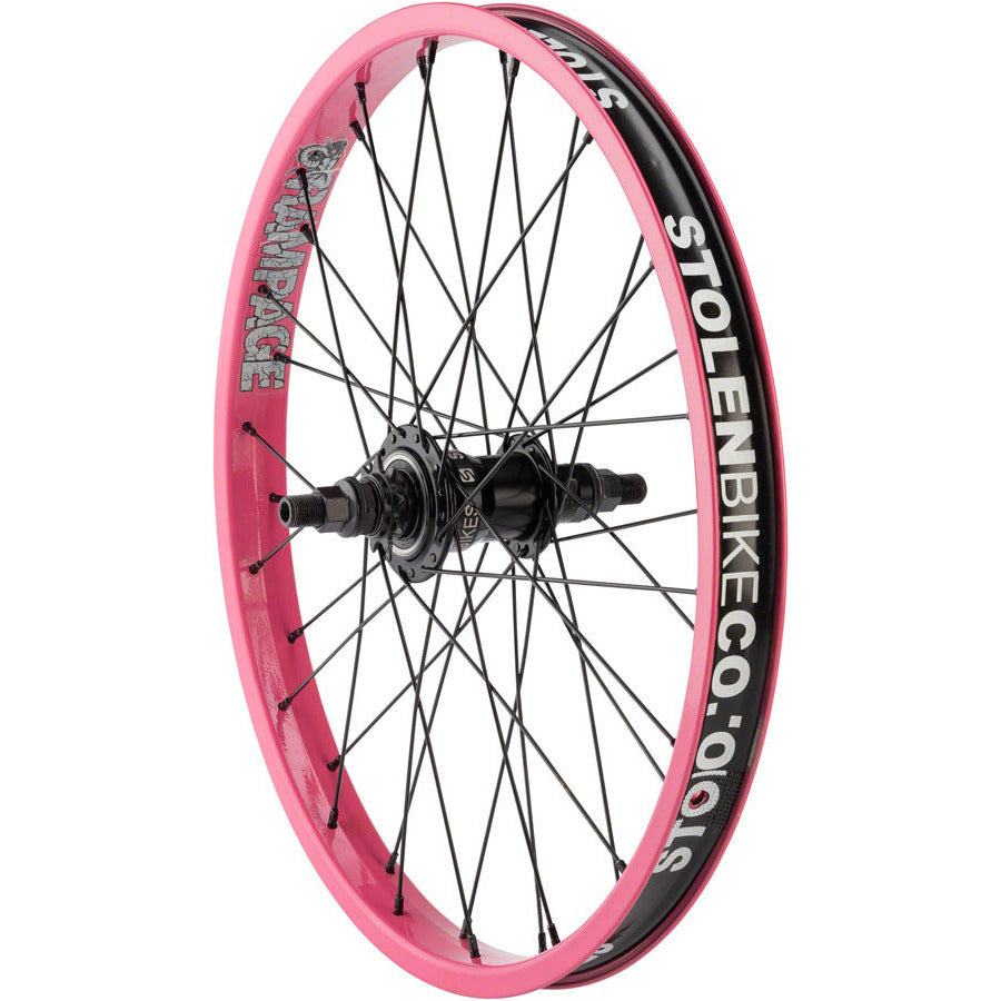 stolen-rampage-rear-wheel-20-14-x-110mm-rim-brake-freecoaster-cotton-candy-clincher