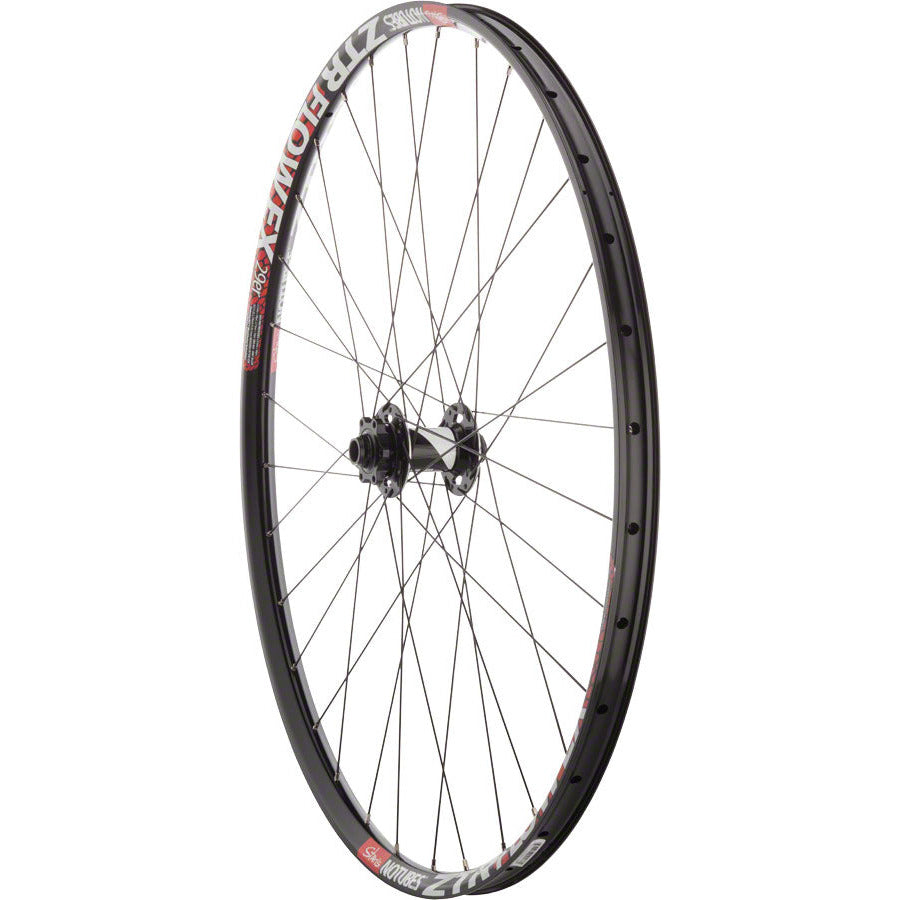 quality-wheels-mountain-disc-front-wheel-29-32h-sram-x-9-15mm-no-tubes-flow-ex-dt-competition-all-black