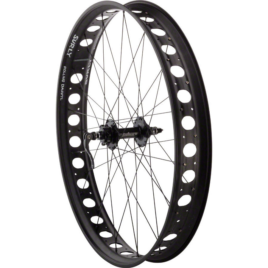 quality-wheels-fatbike-front-wheel-26-32h-surly-holey-darryl-salsa-135-dt-competition-all-black
