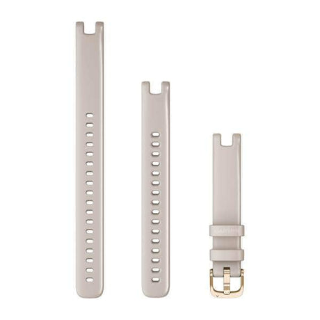 Garmin QuickFit 20 Watch Bands, Cream Heathered Nylon with Rose Gold Hardware