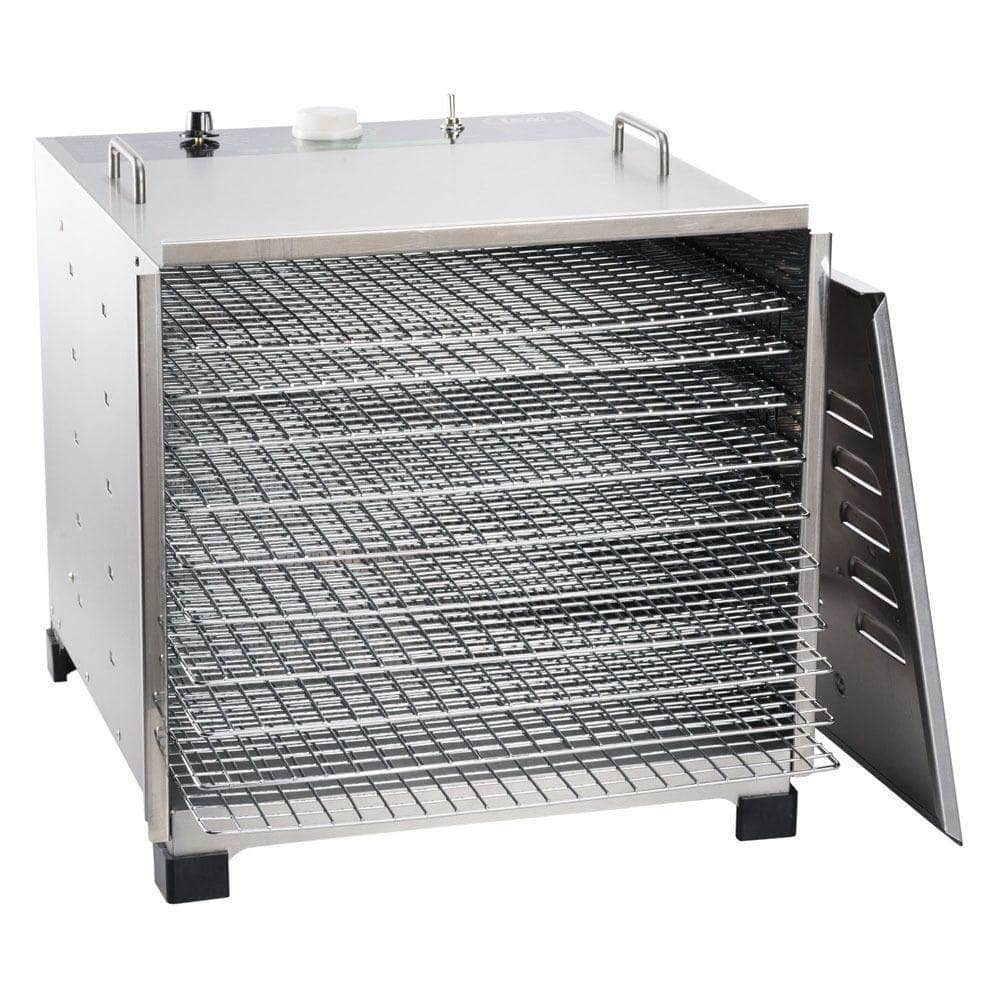 lem-big-bite-stainless-steel-dehydrator-with-12-hour-timer