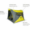 Nemo Equipment NEMO Wagontop Camping Tent - 4 Person Camping Tents