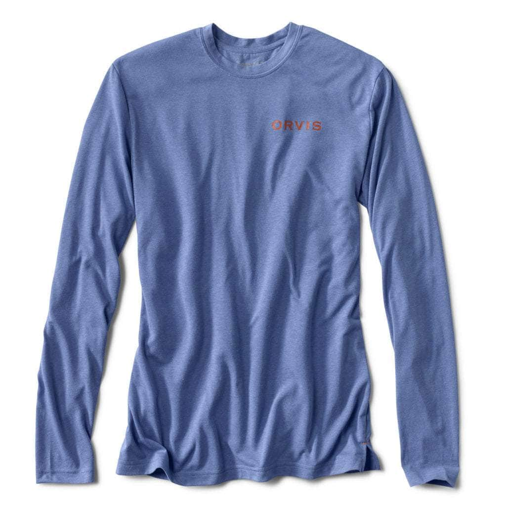 orvis-drirelease-ls-logo-tee