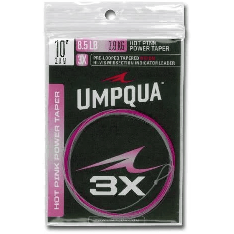 umpqua-hot-pink-power-taper-trout-leader