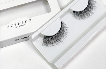 Azeredo Cosmetics.  The Sweetheart lash has a natural winged effect.