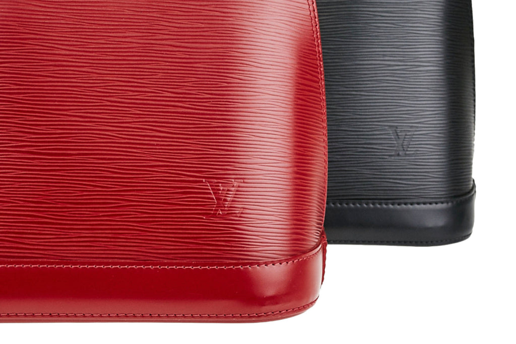 Louis Vuitton Red Epi Leather Cartouchiere Bag