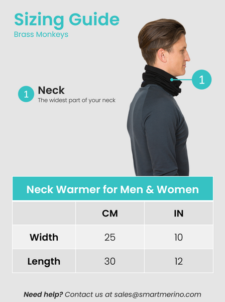 Merino Neck Warmer Brass Monkeys