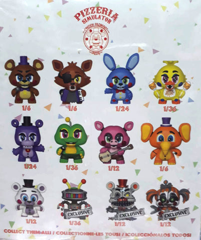 fnaf mystery minis exclusives