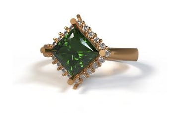 emerald engagement ring