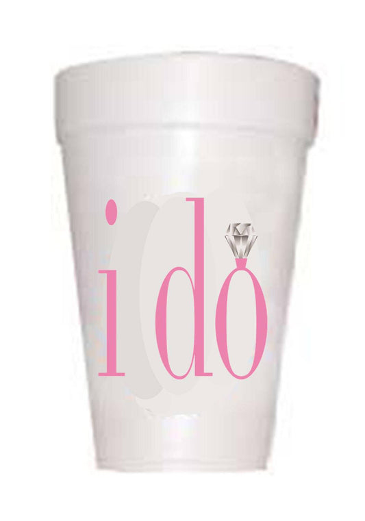 Preppy Cups - Personalized Styrofoam Cups, Personalized Wedding Cups