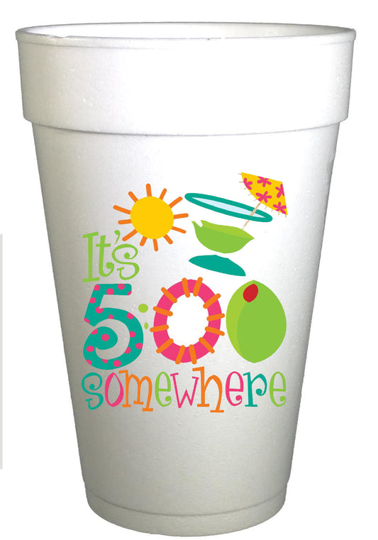 Cosmo Queen Funny Styrofoam Cocktail Party Cups – Preppy Mama