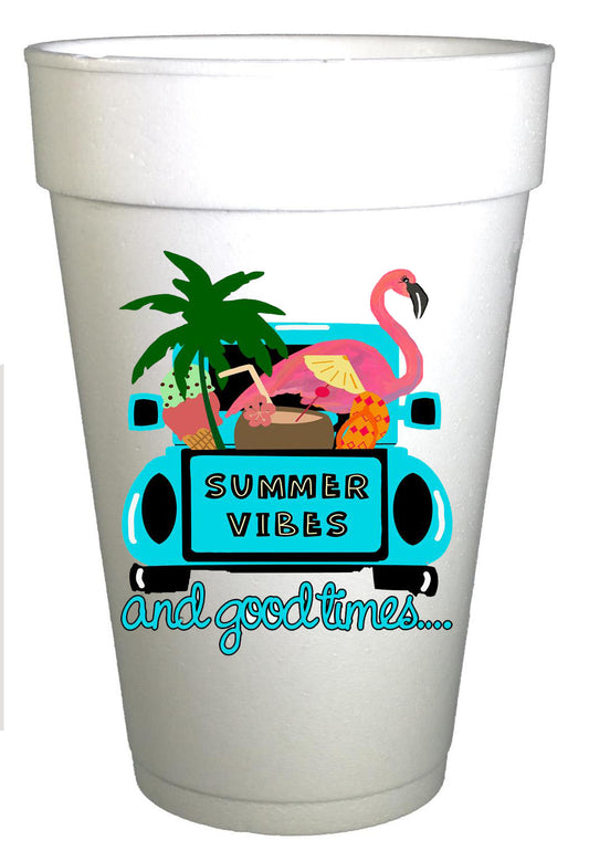 Five O'Clock Somewhere happy hour cups – Preppy Mama