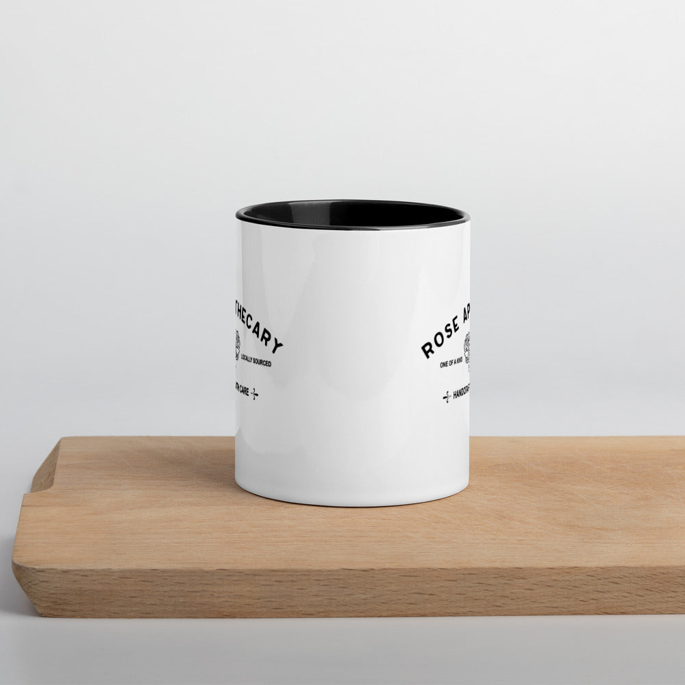 Download Rose Apothecary Mug With Color Inside Raspberyl Designs