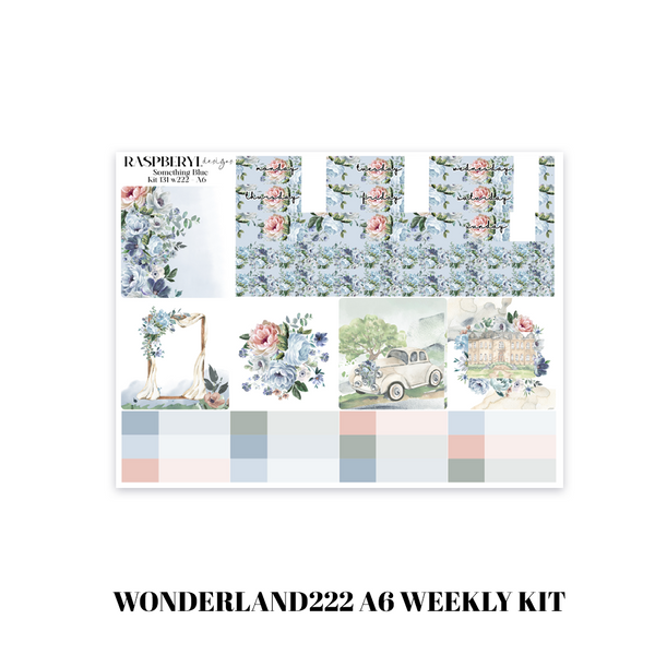 Wonderland222 A6 Weekly - Something Blue Kit 131
