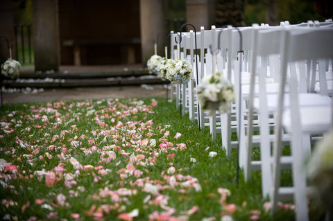 White Americana Wedding Chairs