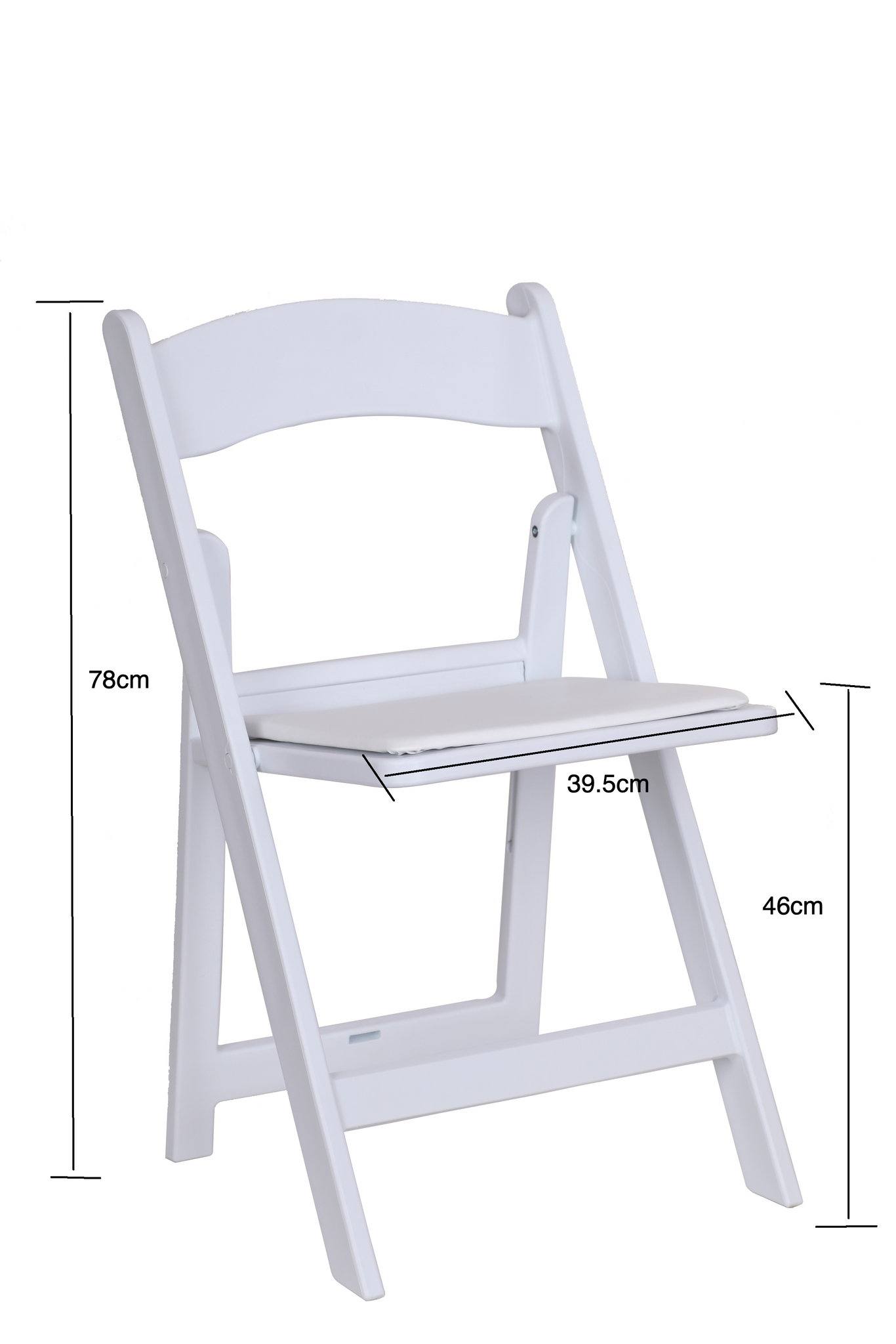 folding chair measurements