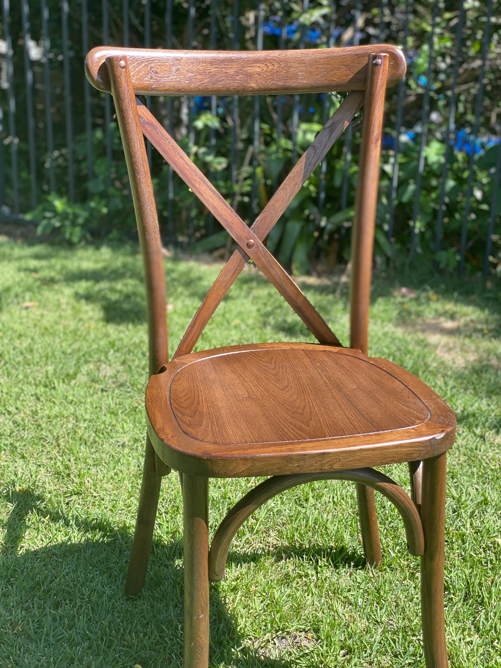 Bentwood Cross back Chair | Dark Timber