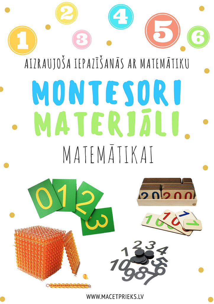 Montesori materiāli matemātikas apguvei
