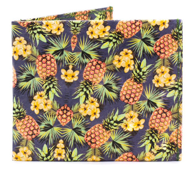 'Pineapples' Flat Wallets For Men | Paper Wallet – Paperwallet