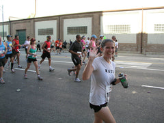 Kate runs a marathon