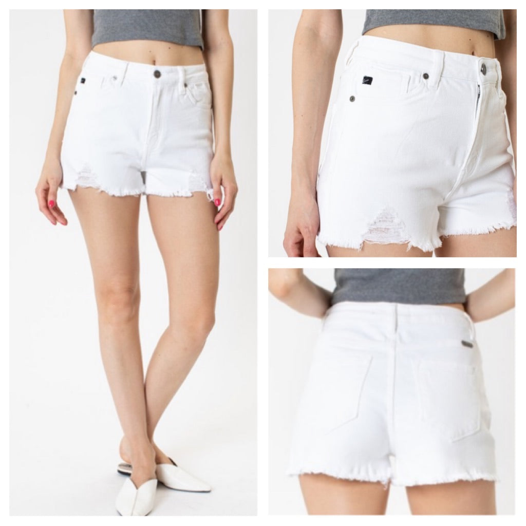 kancan white shorts