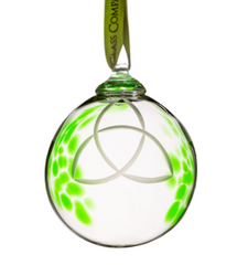 Handmade Irish Crystal Trinity Ornament