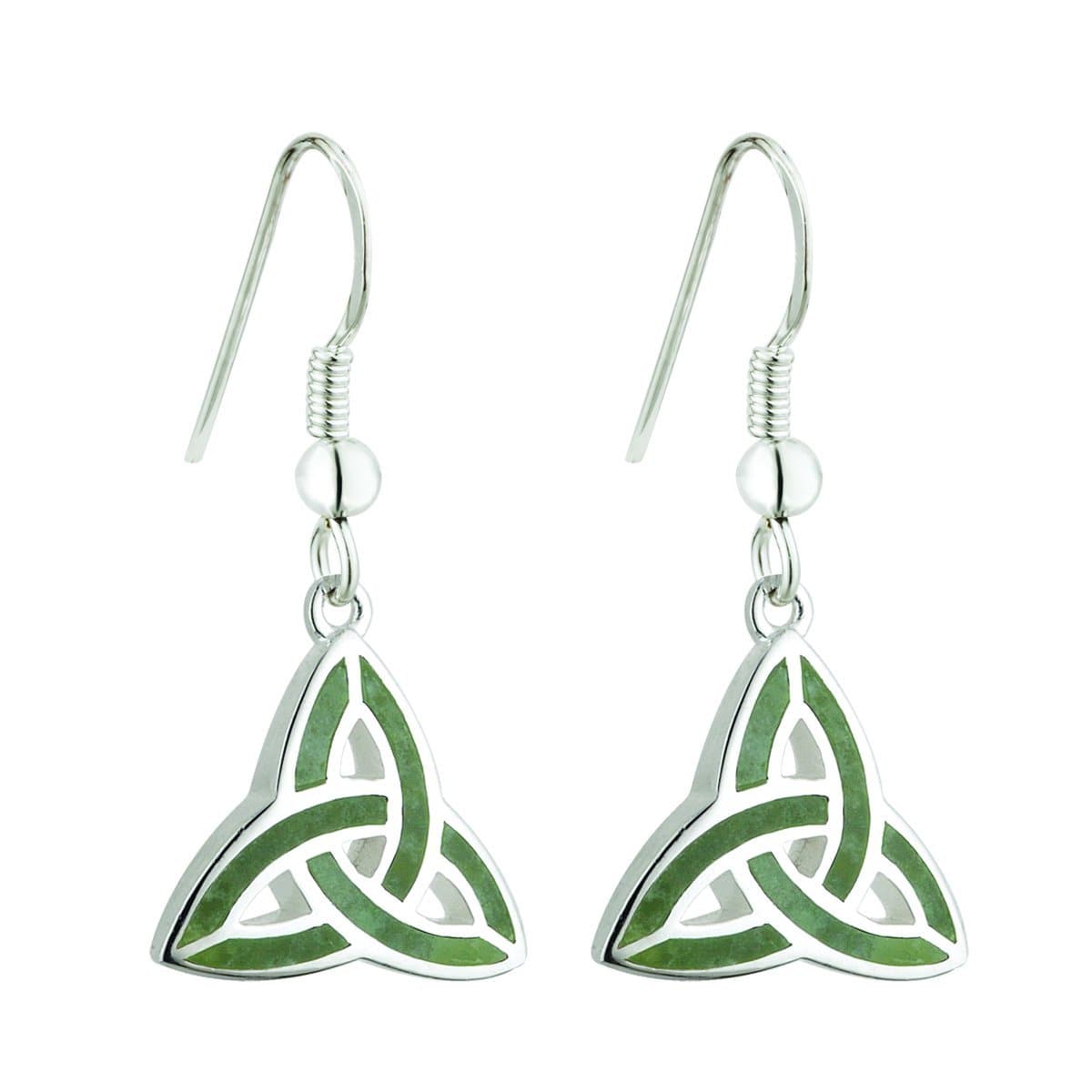 Irish Jewelry for Women Trinity Knot Earrings Sterling Silver & Connem ...