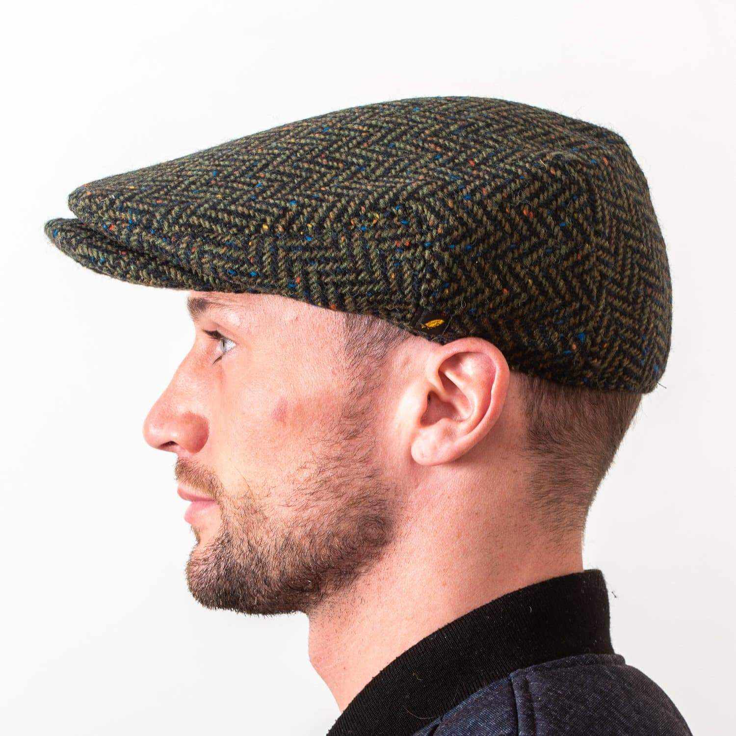 irish flat cap traditional with ireland on cap