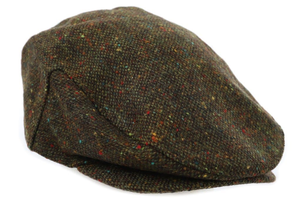 irish flat cap traditional with ireland on cap