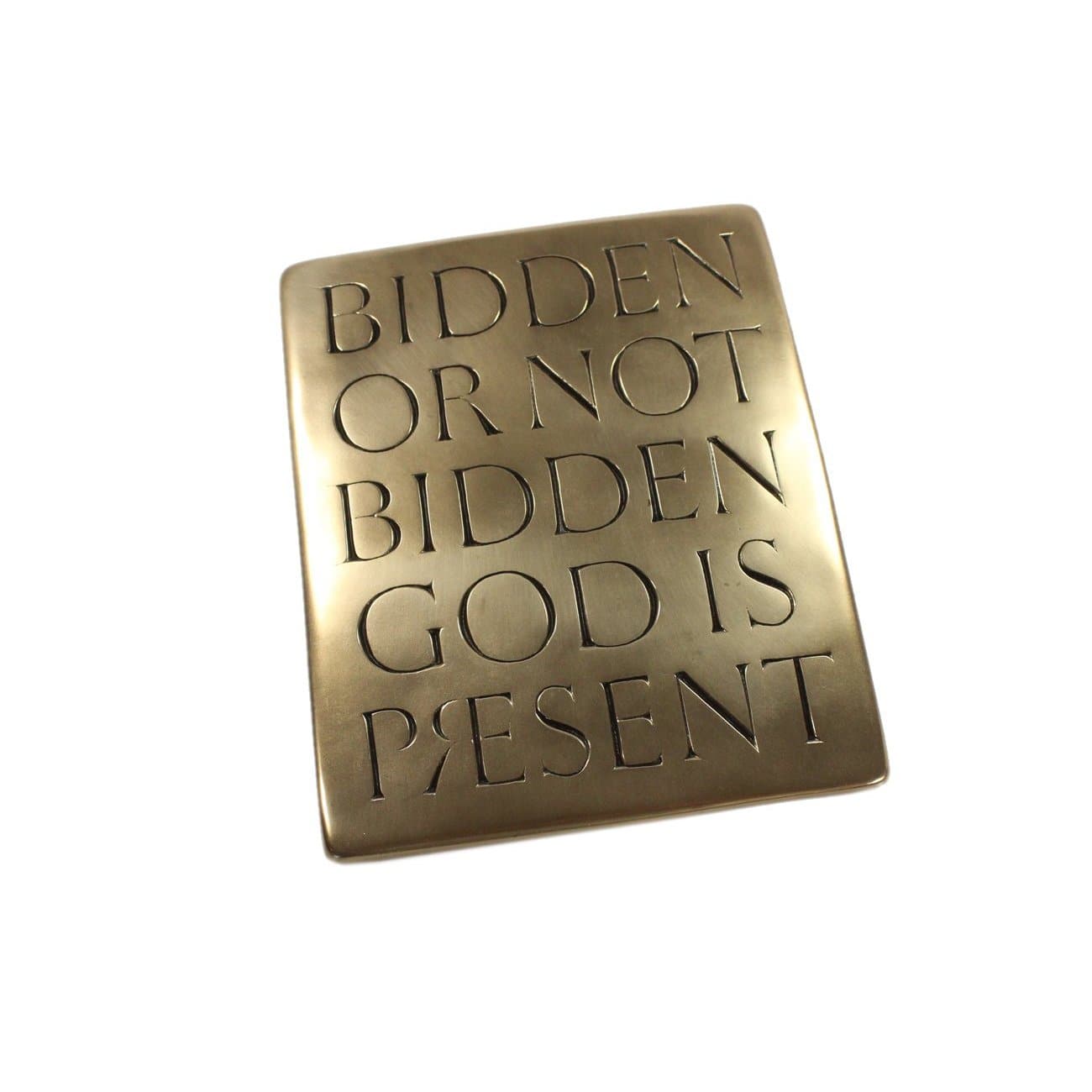 Wild Goose Studio Bronze Wall Hanging Bidden Not Bidden | Biddy Murphy –  Biddy Murphy Irish Gifts