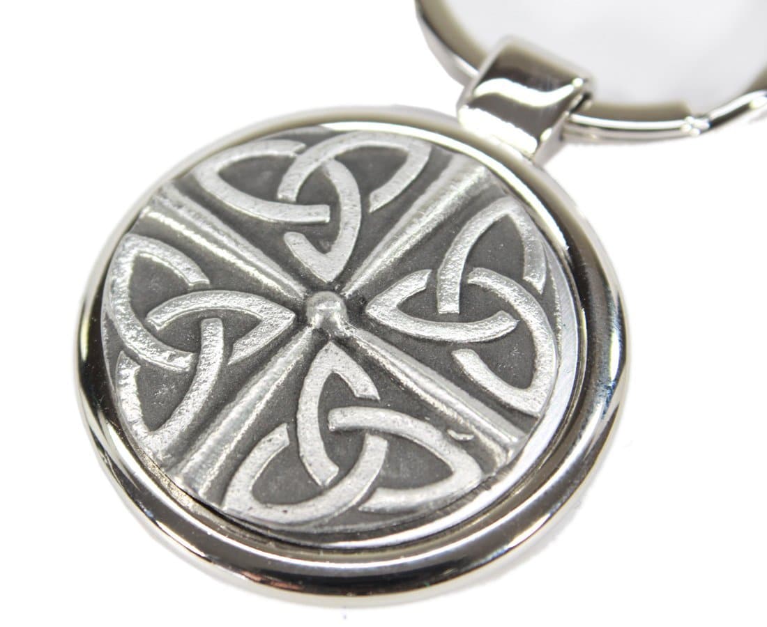 Celtic Knot Key Chain Stainless Steel & Pewter | Biddy Murphy – Biddy ...