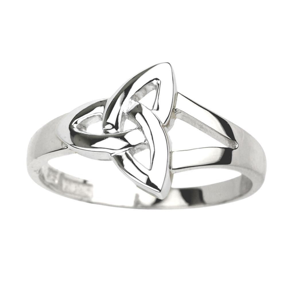 Celtic Trinity Knot Ring Sterling Silver Irish Made | Biddy Murphy ...