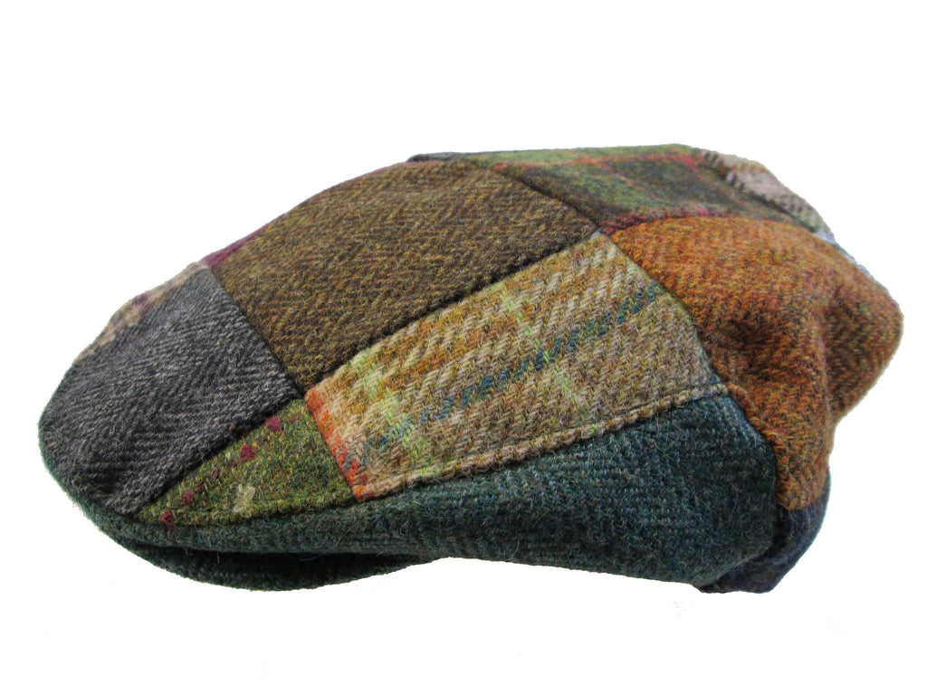 Patchwork Flat Cap Irish Tweed Made In Ireland Biddy Murphy Biddy   John Hanly Mens Irish Flat Cap Patchwork Tweed Made In Ireland John Hanly Co 2 1024x1024 