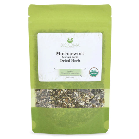 MOTHERWORT (LEONURI HERBA) ORGANIC DRIED HERB 50G 1.76OZ