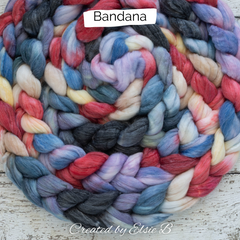  Bandana (shown here on Superwash Merino/Bamboo/Nylon) 